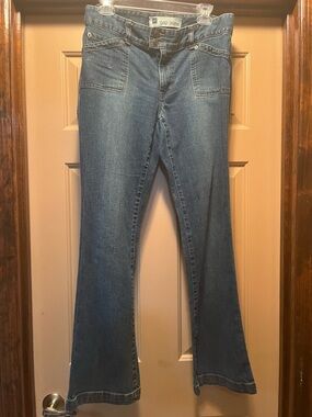 GAP Women's Dark Blue Flared Jeans